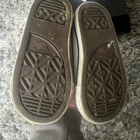 Converse Chuck Taylor All Star Unisex Infant 6 Sneakers white leather - Picture 4 of 5